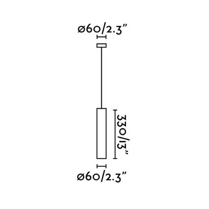 FARO 43755 - Kattokruunu narulla STAN 1xGU10/8W/230V