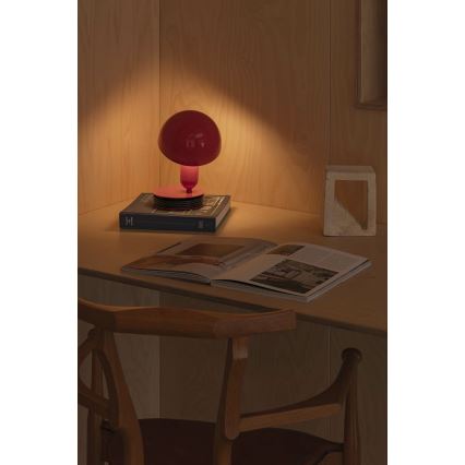 FARO 56103 - Pöytävalaisin pidikkeellä 2in1 BELA 1xE27/15W/230V punainen