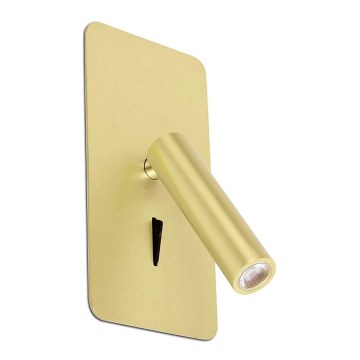 FARO 62114 - LED-seinäkohdevalo SUAU LED/3W/230V kultainen