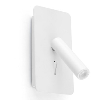 FARO 62117 - LED-seinäkohdevalo SUAU LED/3W/230V USB valkoinen
