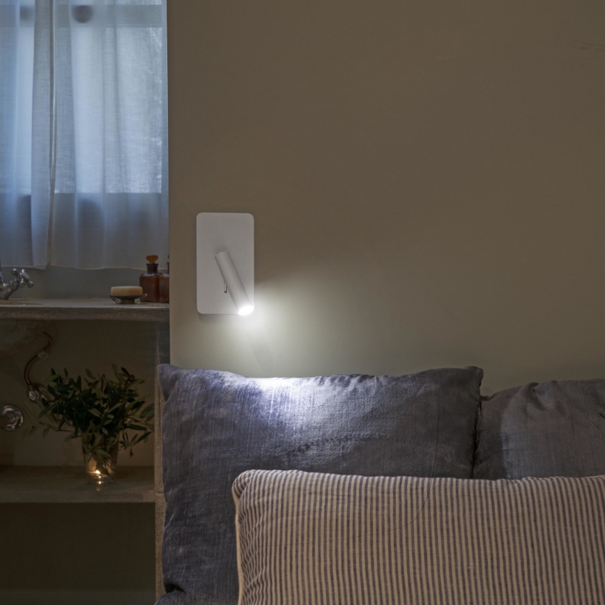 FARO 62120 - LED -seinävalaisin SUAU LED/3W/230V valkoinen