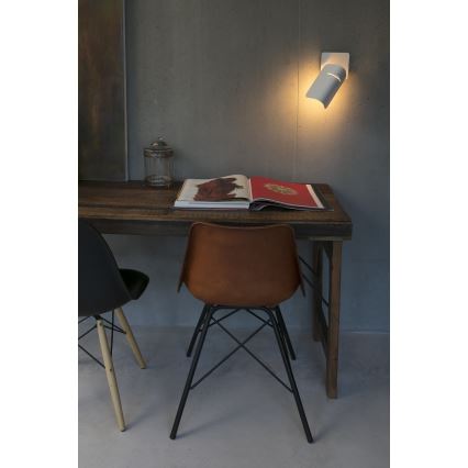 FARO 62130 - Seinälamppu SMILE 1xE27/15W/230V valkoinen