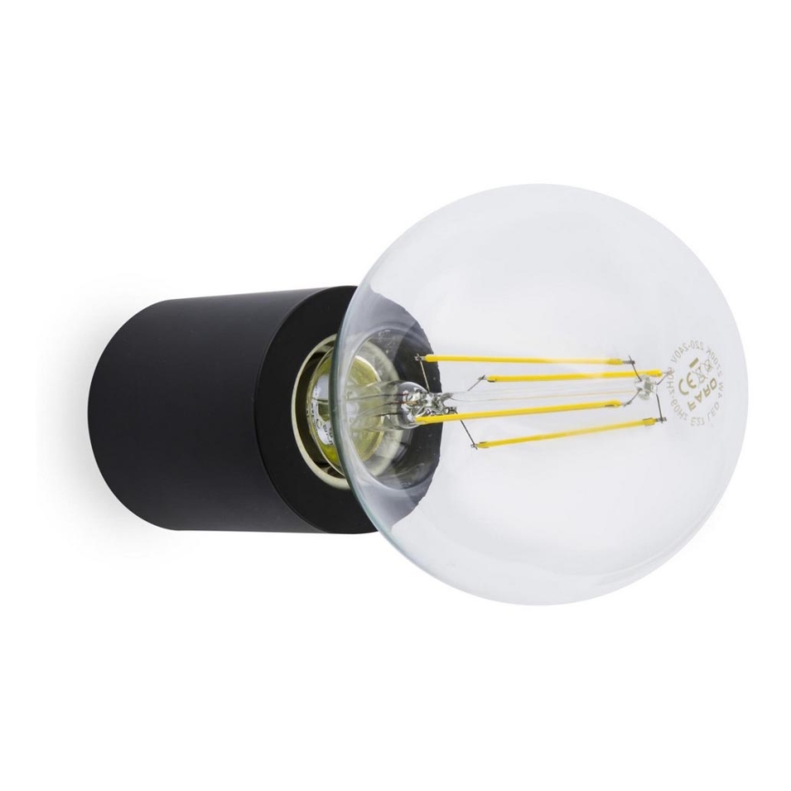 FARO 62151 - Seinävalaisin TEN 1xE27 / 20W / 230V musta