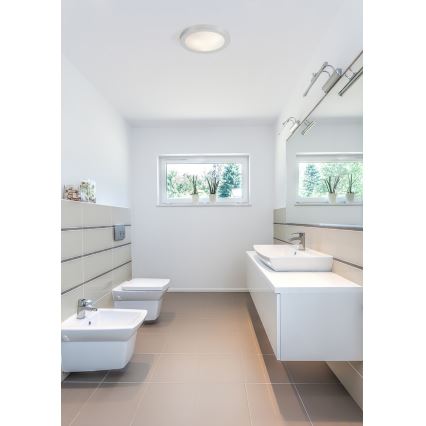FARO 62980 - Kylpyhuoneen kattovalo LOGOS-1 1xE27/20W/230V IP44