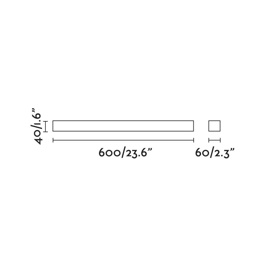 FARO 63316 - kylpyhuoneen LED-peilivalo NILO-1 LED/12W/230V IP44 musta