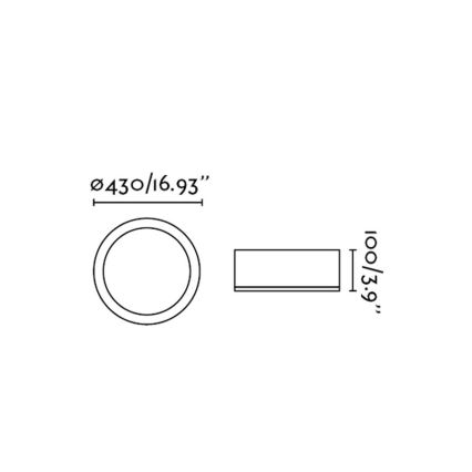 FARO 63399 - Kylpyhuoneen kattovalo KAO LED/35W/230V IP44