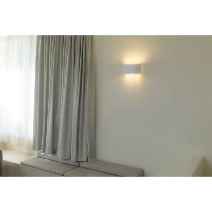 FARO 63430 - Seinävalaisin KAPPU 2xE14/7W/230V 16,8x30 cm valkoinen
