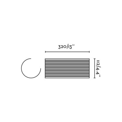 FARO 63436 - Seinävalaisin TRAMA 2xE14/7W/230V valkoinen