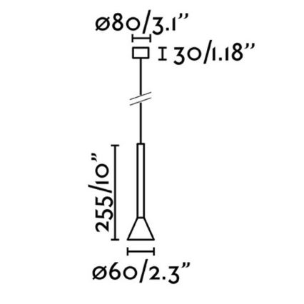 FARO 64223 - LED Riippuvalaisin DANKA LED/6W/230V musta/kulta