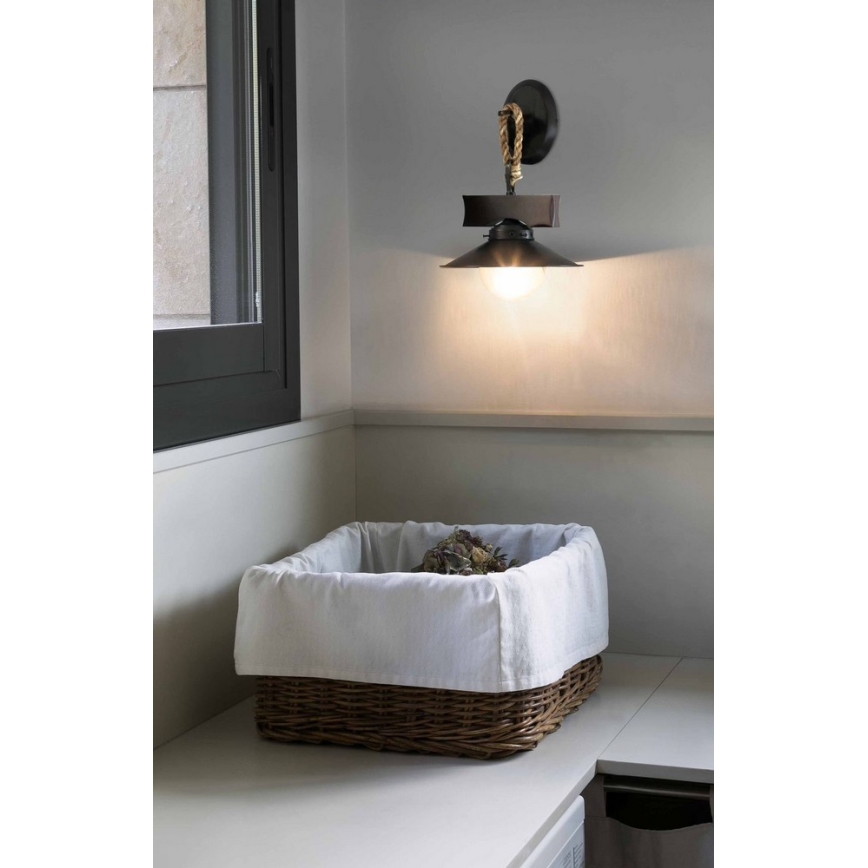 FARO 68138 - Seinävalaisin NUDOS 1xE27/60W/100-240V