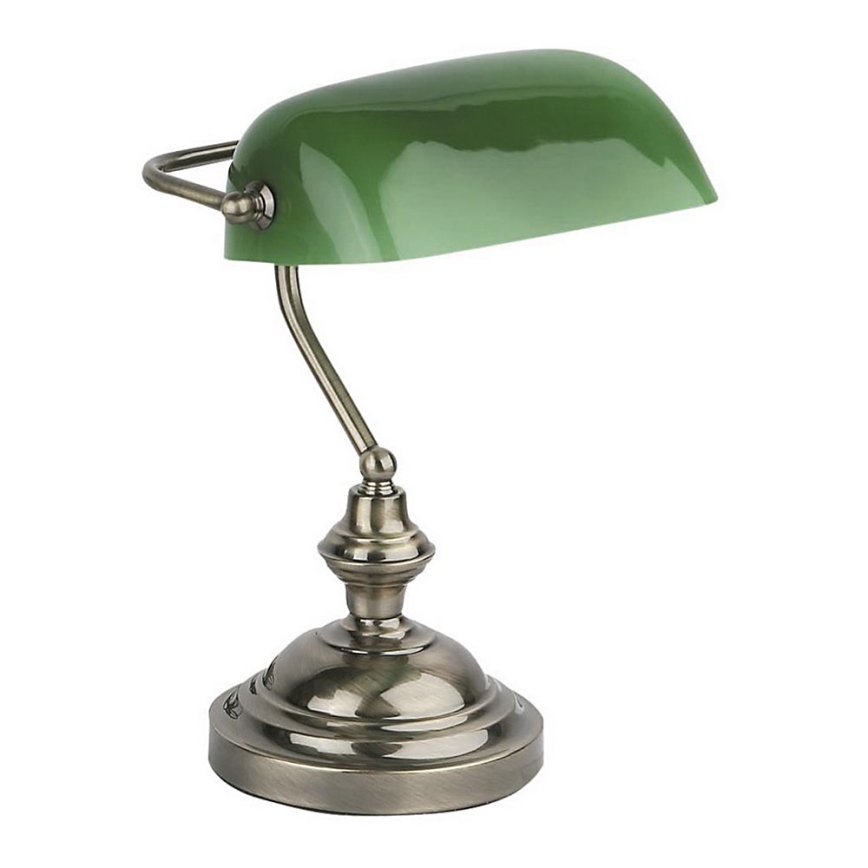 FARO 68334 - Pöytävalaisin BANKER-2 1xE27/60W/230V