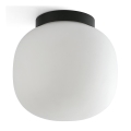 FARO 68611 - Kattovalo AMELIA 1xE27/15W/230V IP44 valkoinen/musta