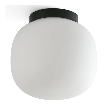 FARO 68611 - Kattovalo AMELIA 1xE27/15W/230V IP44 valkoinen/musta
