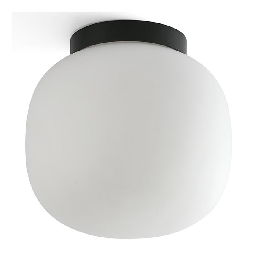 FARO 68611 - Kattovalo AMELIA 1xE27/15W/230V IP44 valkoinen/musta