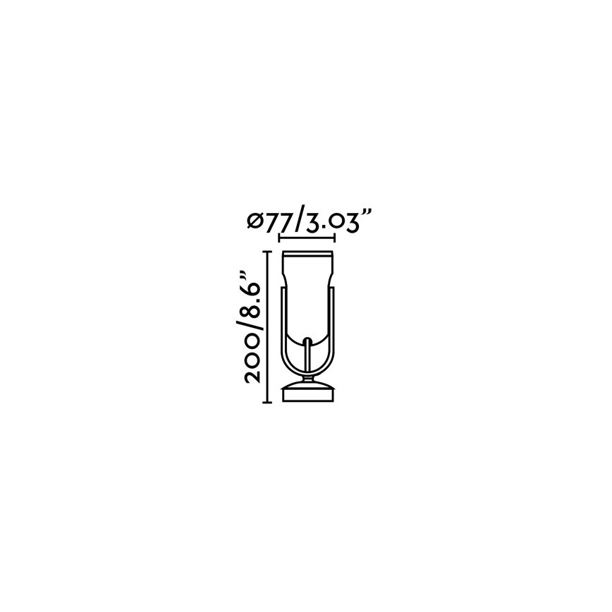 FARO 70035 - LED-ulkoseinävalaisin SLOT-1 LED/14W/230V IP65 3000K