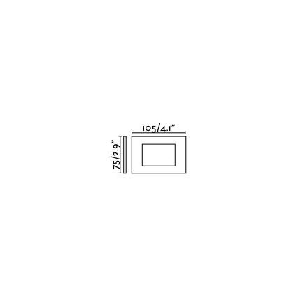 FARO 70162 - Upotettu LED-ulkovalo SPARK-1 LED/5W/230V IP65