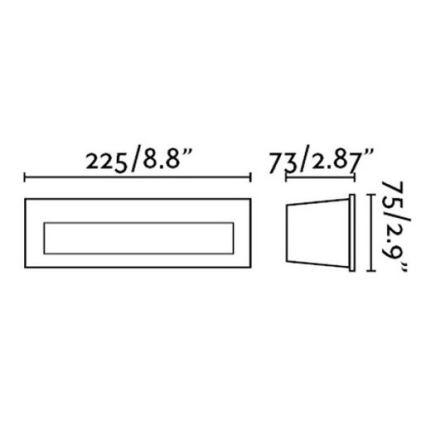 FARO 70271 - LED ulkokattovalaisin NAT LED/8W/230V