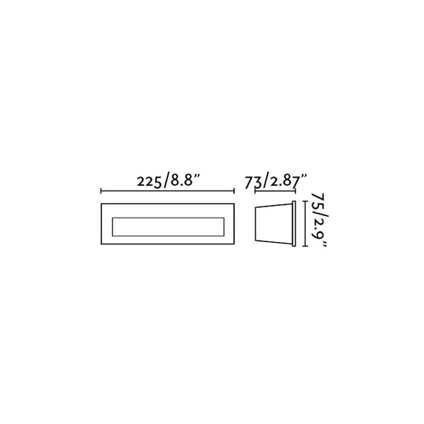 FARO 70271 - LED ulkokattovalaisin NAT LED/8W/230V