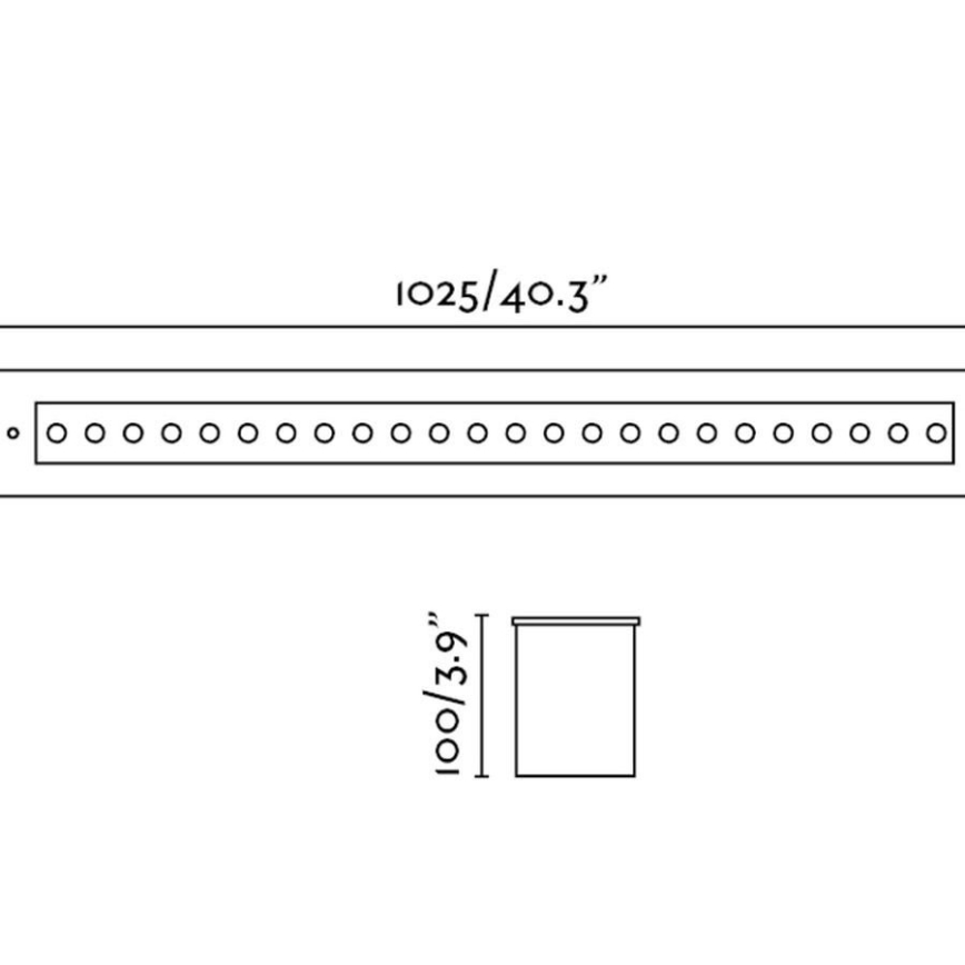 FARO 70448 - LED upotettava ulkovalo GRAVA LED/42W/24V IP67
