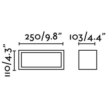 FARO 70573 - Ulkoseinävalaisin TEJO 1xE27/20W/230V IP54