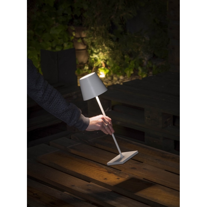 FARO 70775 - LED-kosketus pöytävalaisin ulkokäyttöön TOC LED / 2,2W / 3,7V / 230V IP54