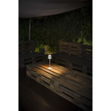 FARO 70775 - LED-kosketus pöytävalaisin ulkokäyttöön TOC LED / 2,2W / 3,7V / 230V IP54