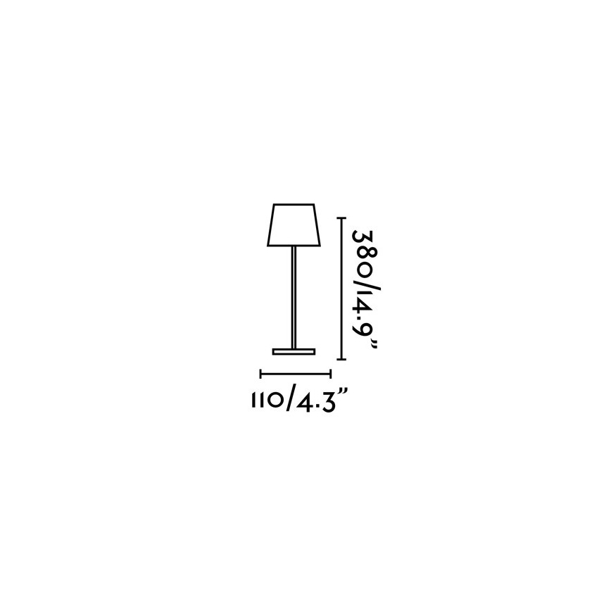 FARO 70776 - LED LED Himmennettävä kosketuslamppu ulkokäyttöön TOC LED/2,2W/230V IP54