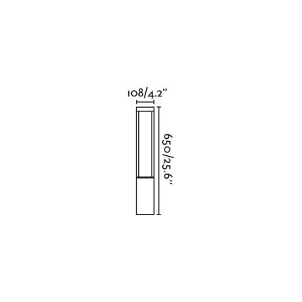 FARO 70842 - LED-ulkolamppu AGRA LED/9W/230V IP55 antrasiitti