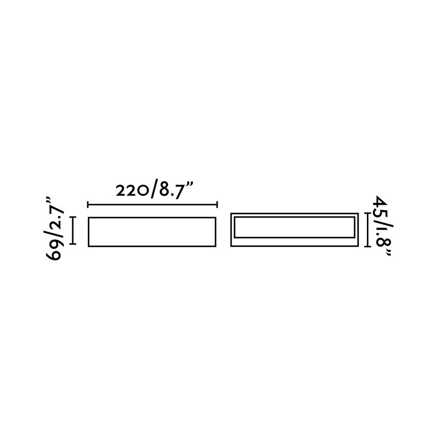 FARO 71052 - LED-ulkoseinävalaisin TOLUCA LED/16W/230V IP65
