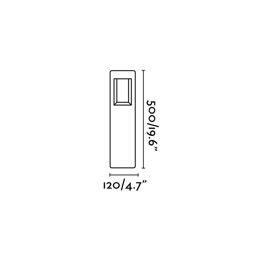 FARO 71199 - LED-ulkolamppu NAYA LED/8W/230V IP54