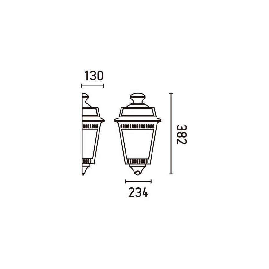 FARO 71424 - Ulkoseinävalaisin ARGOT 1xE27/100W/230V IP44