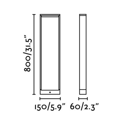 FARO 74452 - LED-ulkolamppu ALP LED/6W/230V IP54