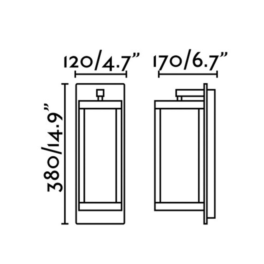 FARO 74453 - LED-ulkoseinävalaisin KERALA LED/13W/230V IP54