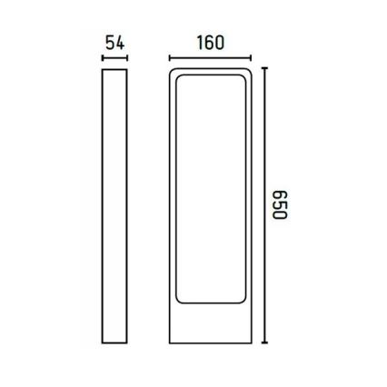 FARO 75520 - LED-ulkolamppu DAS LED/5W/230V IP54