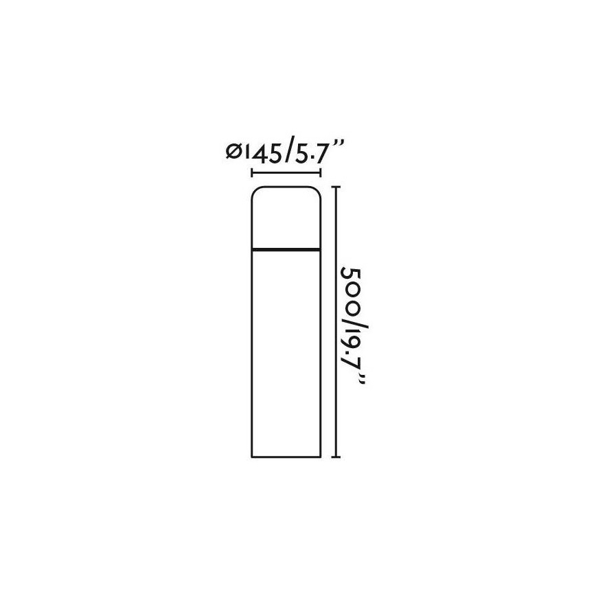 FARO 75604 - LED-ulkolamppu MUGA LED/9W/230V IP65