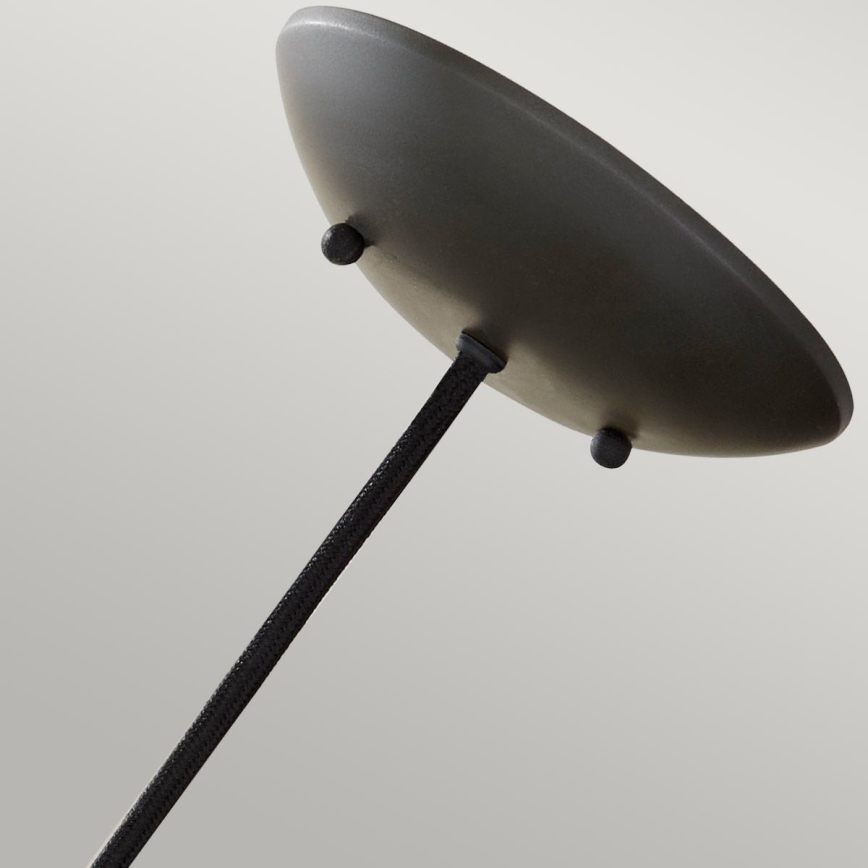 Feiss - Riippuvalaisin BESO, kaapelikiinnitys, 1xE27/60W/230V, Ø 25,4 cm, musta/kupari