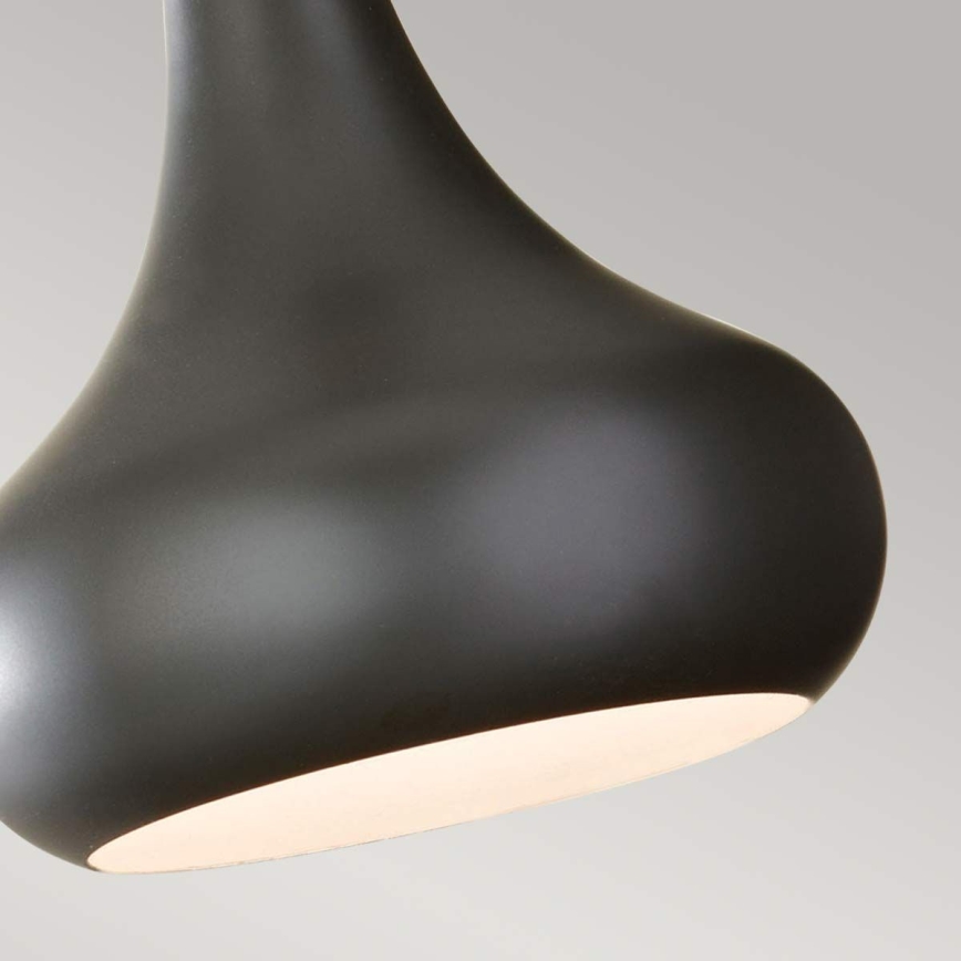 Feiss - riippuvalaisin BESO, 1 x E27 / 60 W / 230 V, Ø 17,9 cm, musta/kupari
