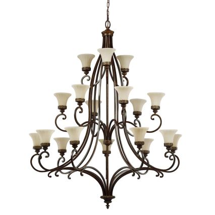 Feiss - Kattokruunu ketjussa DRAWING ROOM 18xE27/60W/230V