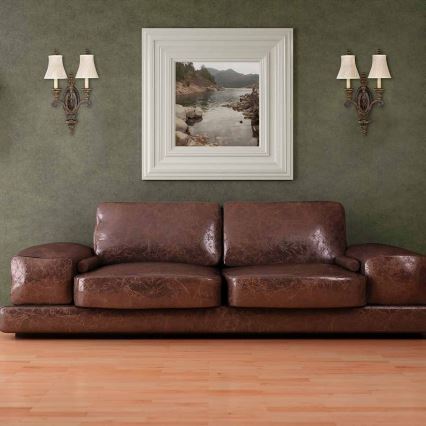 Feiss - Seinävalaisin DRAWING ROOM 2xE14/60W/230V