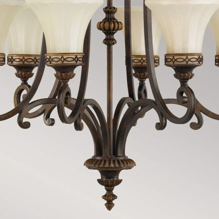 Feiss - Kattokruunu ketjussa DRAWING ROOM 6xE27/60W/230V