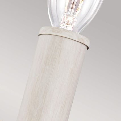Feiss - Seinävalaisin HARTSVILLE 1xE14/40W/230V beige/ruskea
