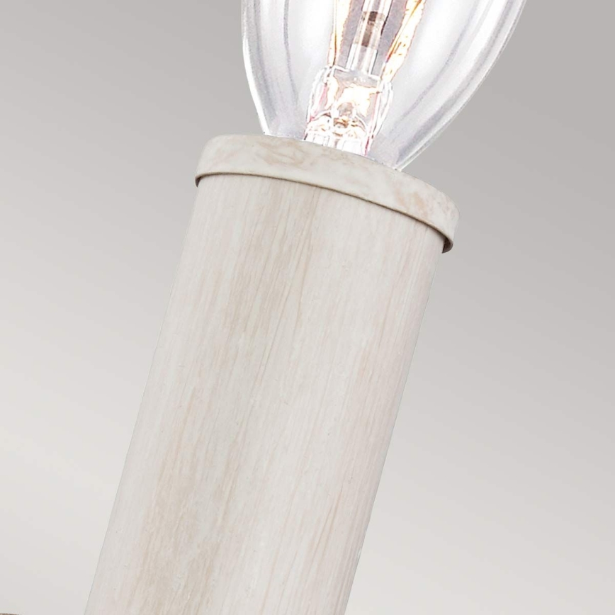 Feiss - Seinävalaisin HARTSVILLE 1xE14/40W/230V beige/ruskea