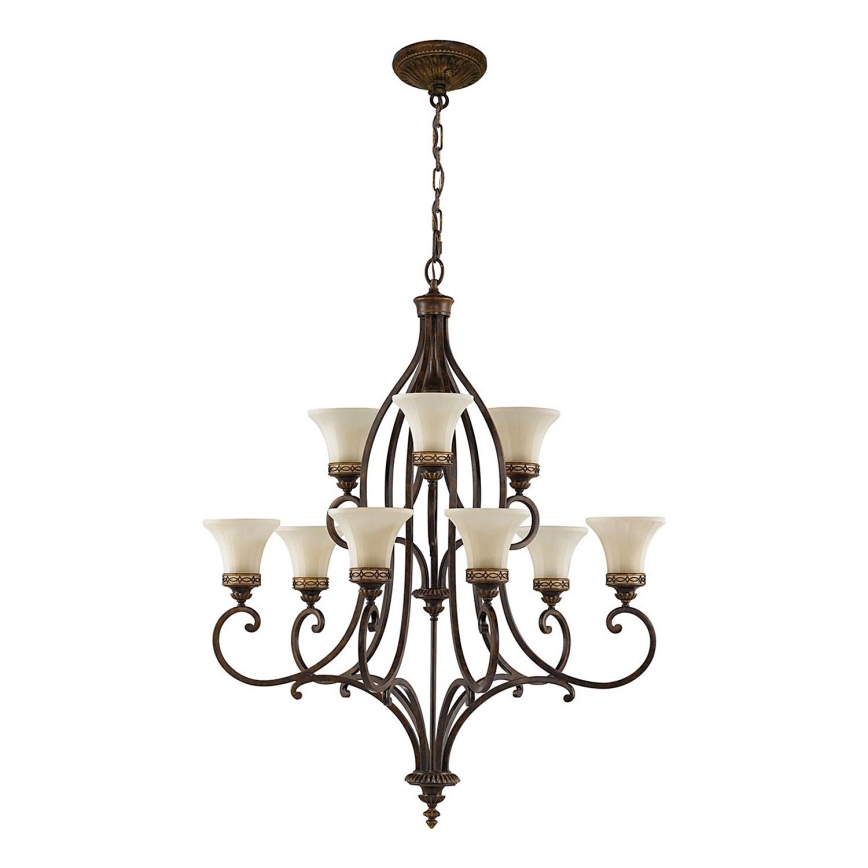 Feiss - Kattokruunu ketjussa DRAWING ROOM 9xE27/60W/230V