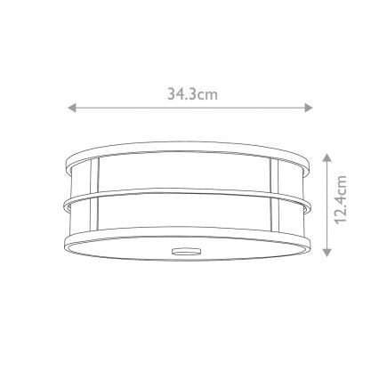 Feiss - Kattovalo FUSION 3xE27/60W/230V