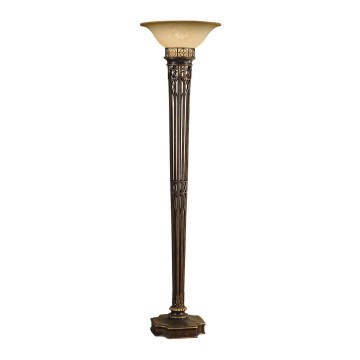 Feiss - Lattialamppu OPERA 1xE27/100W/230V pronssi/beige