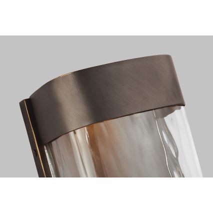 Feiss - LED Ulkoseinävalaisin BENNIE LED/14W/230V IP44 pronssi