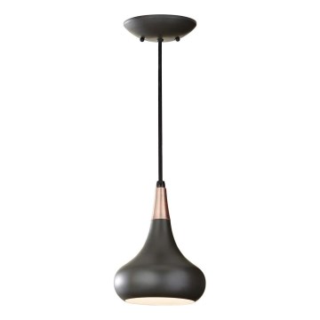 Feiss - riippuvalaisin BESO, 1 x E27 / 60 W / 230 V, Ø 17,9 cm, musta/kupari
