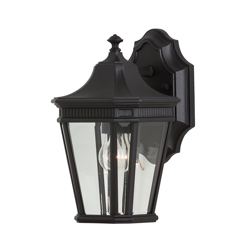 Feiss - Ulkoseinävalaisin COTSWOLD LANE 1xE27/100W/230V IP44 musta