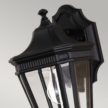 Feiss - Ulkoseinävalaisin COTSWOLD LANE 1xE27/100W/230V IP44 musta