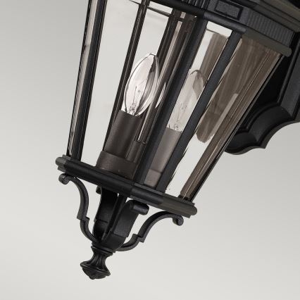 Feiss - Ulkoseinävalaisin COTSWOLD LANE 2xE14/60W/230V IP44 musta